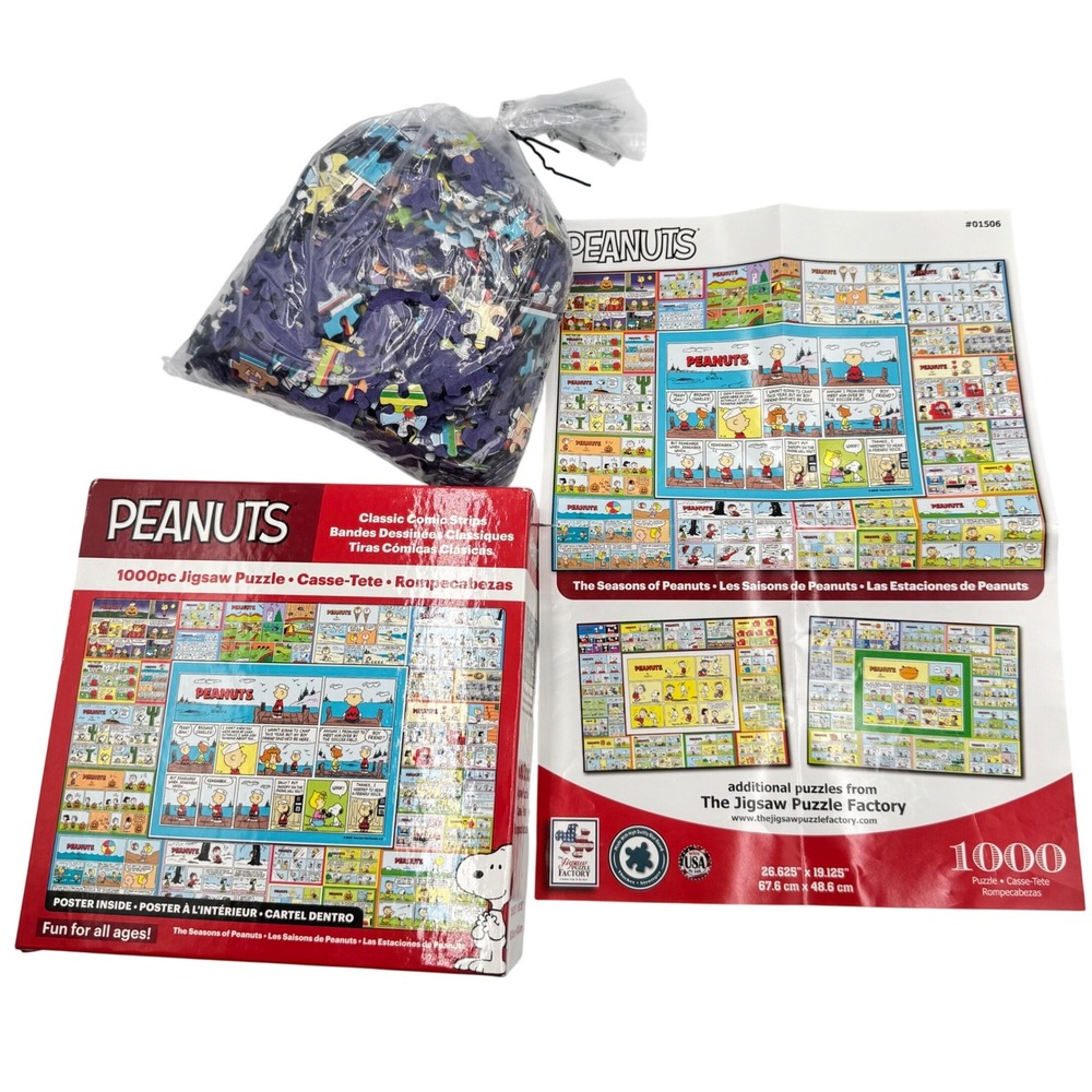 Peanuts Snoopy Seasons of Peanuts 1000 Piece Jigsaw Puzzle Poster #01506